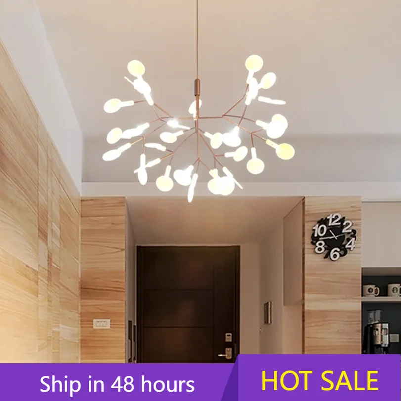 

Tree Leaves Ceiling Chandiler Branches Pendant Light for Restaurant Shop Living Room Bedroom Decoration Hanging Lamp Modern