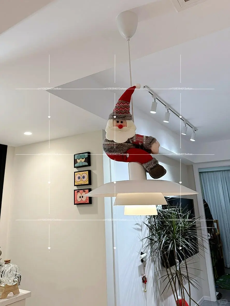 Santa Claus Decoration Chandelier Christmas Decoration Home Living Room Christmas Atmosphere Scene Decoration