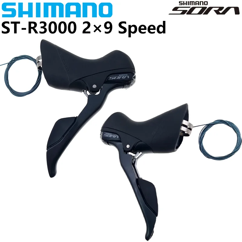 

SHIMANO SORA ST-R3000 Shifter DUAL CONTROL LEVER Left Side 2S Right Side 9S Shifter For Road Bike Parts Bicycle Accessories