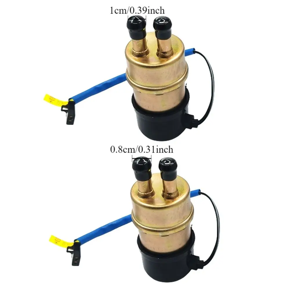 Universal Motorcycle Fuel Pump 12V 8/10mm Motorcycle Engine Oil Well Pump Durable Heavy Duty Electronic Fuel Pump Travel