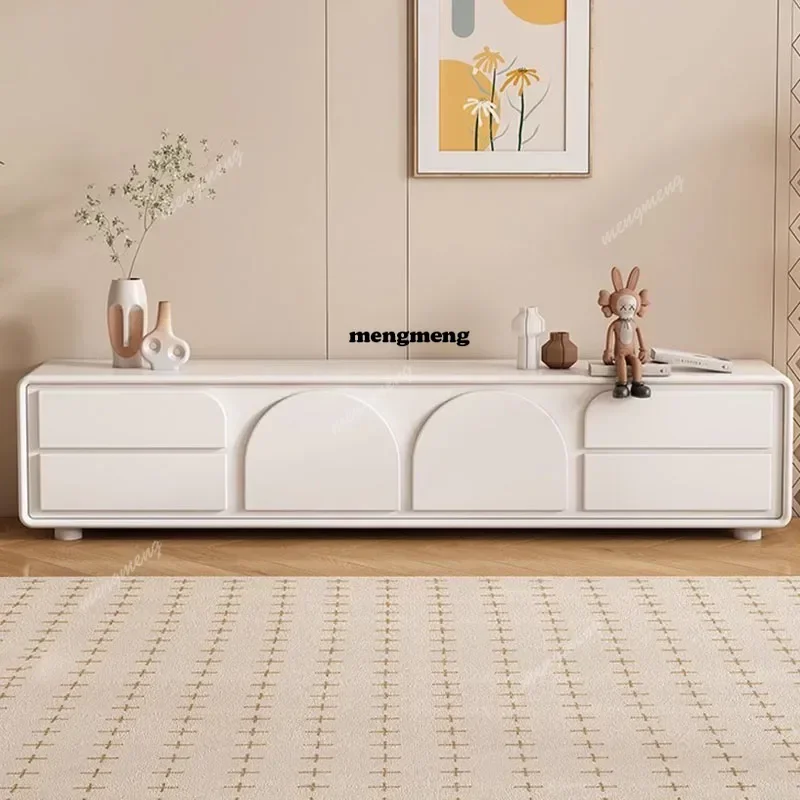 

White Living Room Tv Stands Mobile Modern Display Luxury Drawers Tv Table Movies Designer Storage Muebles Para Tv Home Furniture
