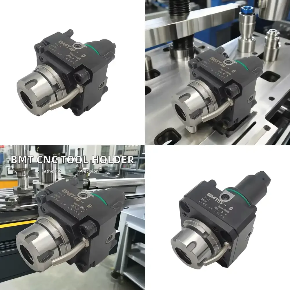 

BMT Series 0 Degree Driven Tool Holder for CNC Lathe Machines-BMT45 BMT55 BMT65 Live Holders Steel Machine Tools Accessory