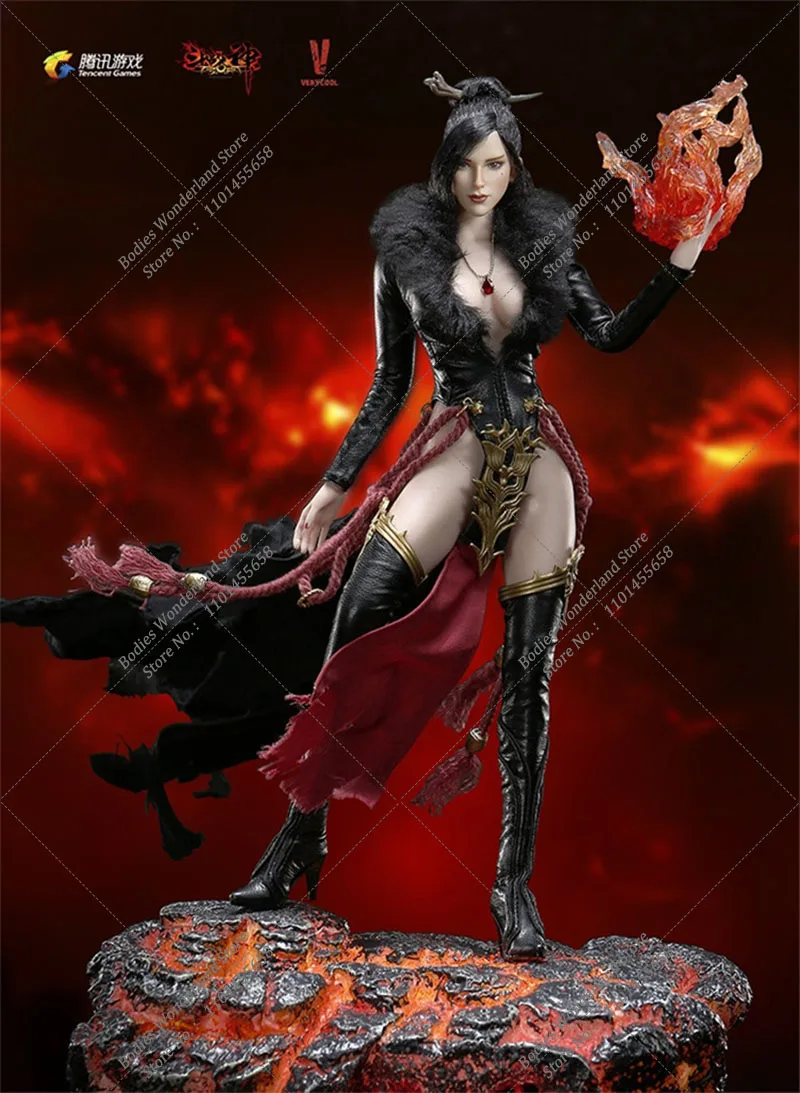 VERYCOOL DZS-003 1/6 Collectible Asura Battle Goddess Controls Fire Princess Iron Fan Full Set 12inch Action Figure Model Toys