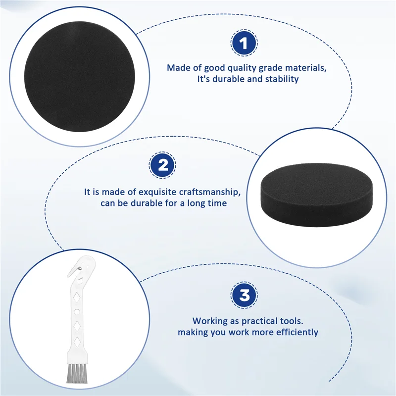 LECKL-استبدال فلتر المكنسة الكهربائية Bissell Powerforce Helix Turbo 1797 2190 Cleanview Rewind 2258 2492 2254، الجزء 1608225