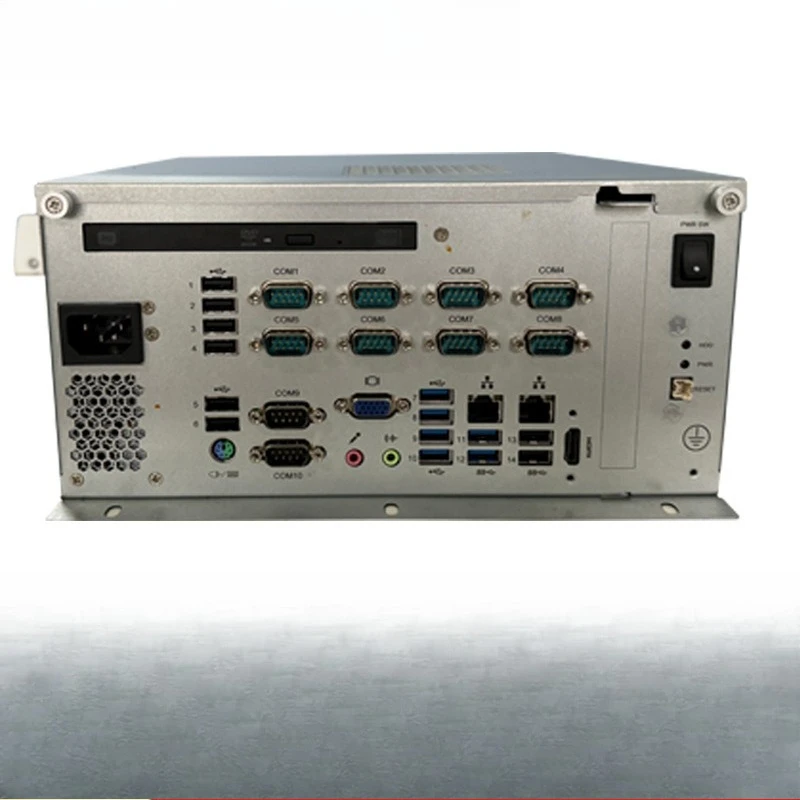 Wall-mounted industrial computer industrial server host multi-interface industrial control host