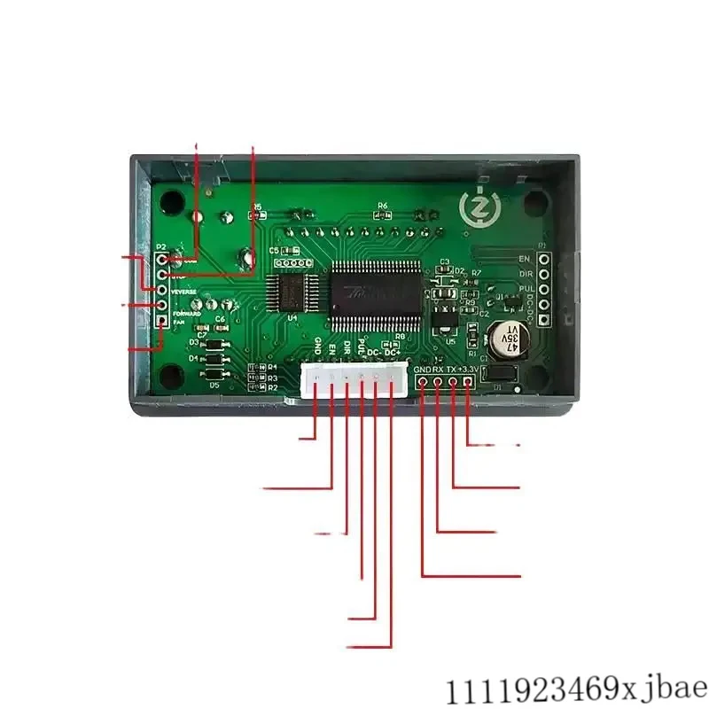 SMC01 Programmable 42 57 Stepper Motor Controller Positive Reverse Angle Pulse Speed Control Module PLC Serial Communication