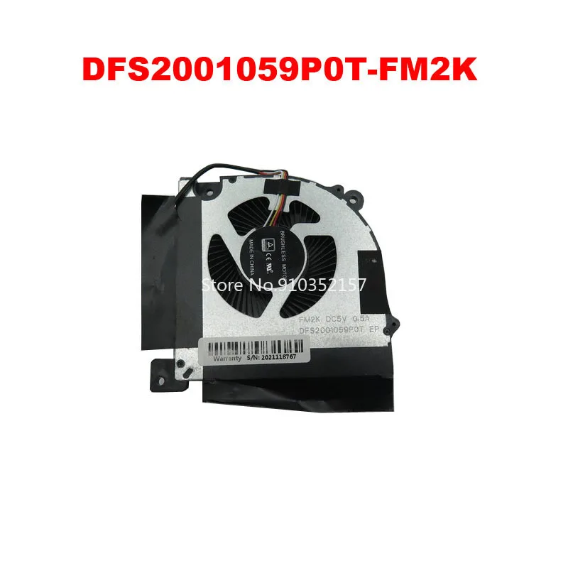 Imagem -03 - Cpu Gpu Fan para Clevo Pb50 Dfs2004059p0t-fm2j Dfs2001059p0t Pb70 Fljw 631-pb70s102 Dfs2001059p0t-fm2k Dc5v 0.5a 4pin Fm2j Fm2k