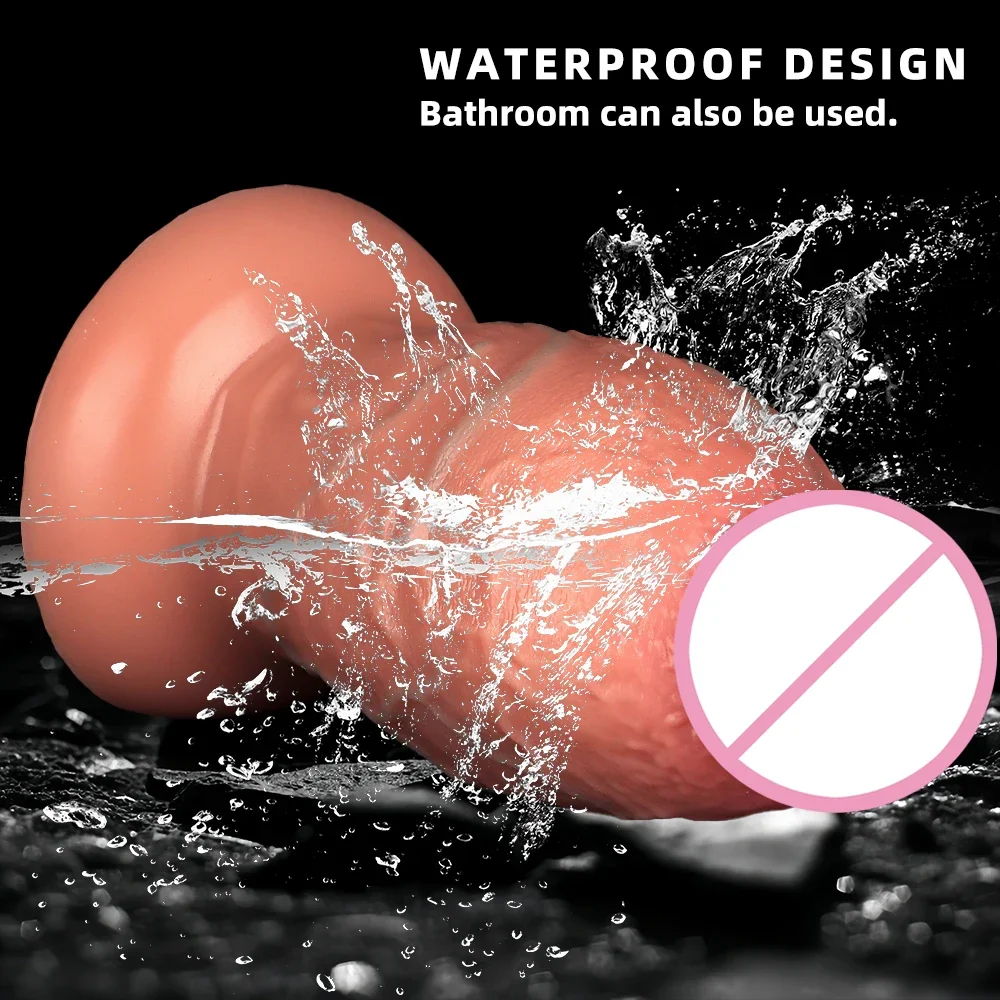 Extra Large Silicone Anal Plug Simulate Large Dildo Female Vaginal Dilation Gay Butt Plug Double Enjoyment Sex Toys for Men 18+