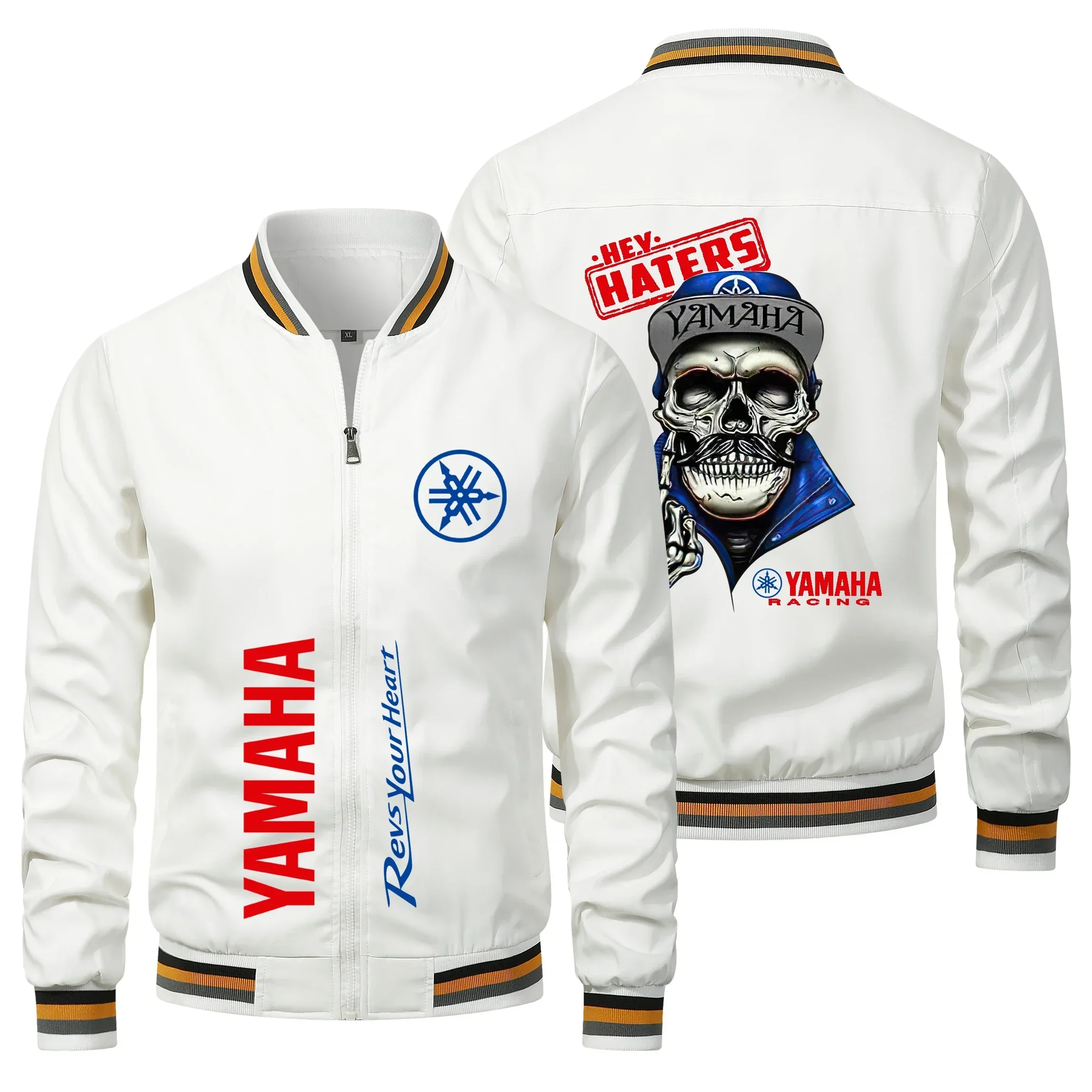 2026 New Motorcycle Jackets Yamaha Logo Hip-hop Harajuku Bomber Jacket Sportswear Biker Jacket Yamaha R1 Jacket Men Clothing view 2