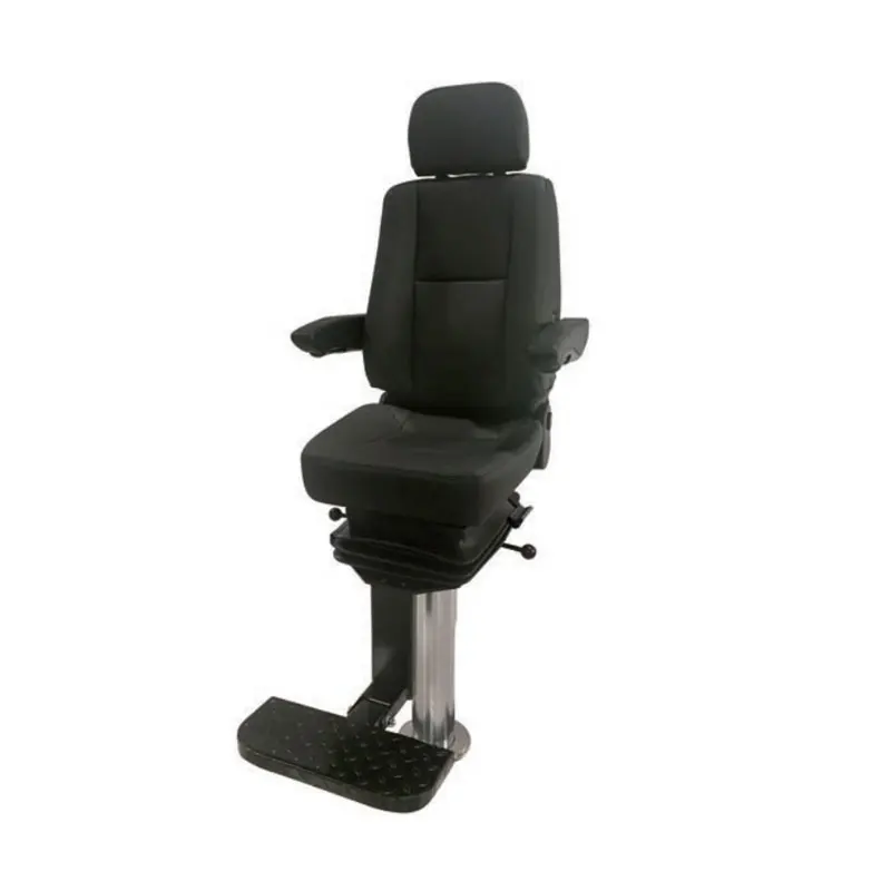 

Новое морское кресло капитана из ПВХ-кожи с поворотным механизмом на 360°, регулировкой высоты и педалью для ног