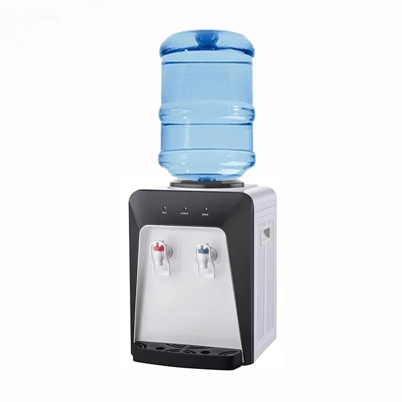 

Desktop white and black hot water bottle dispenser Household hot water dispenser