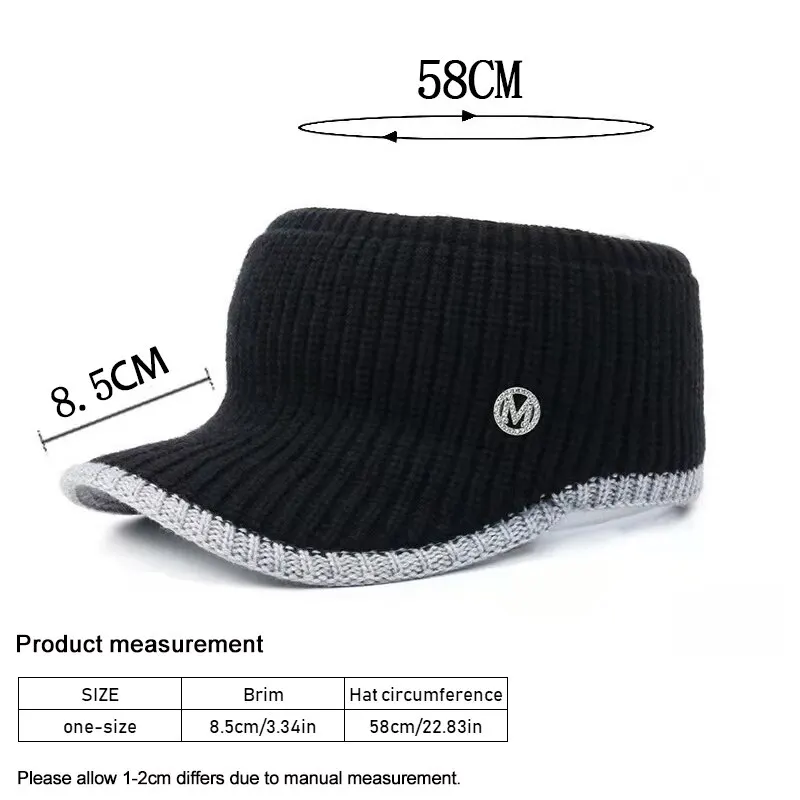 Hats For Women Autumn Winter Sports Empty Top Caps Female Knitted Warm Baseball Cap Fashion Running Golf Sun Hat