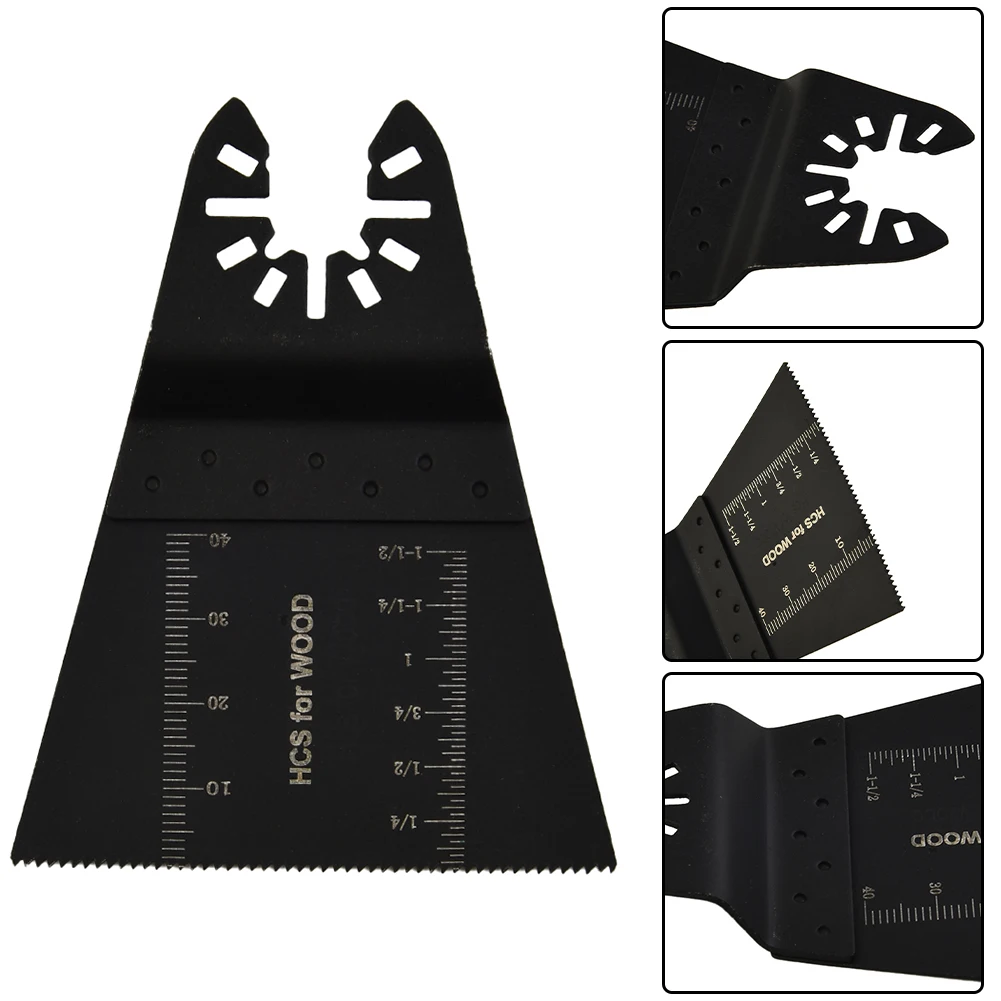 Lame de Scie Oscillante en Acier à Haute Teneur en Carbone, Outil Multifonction, Coupe du Bois et du Plastique, Accessoires pour Outils Électriques, 65mm