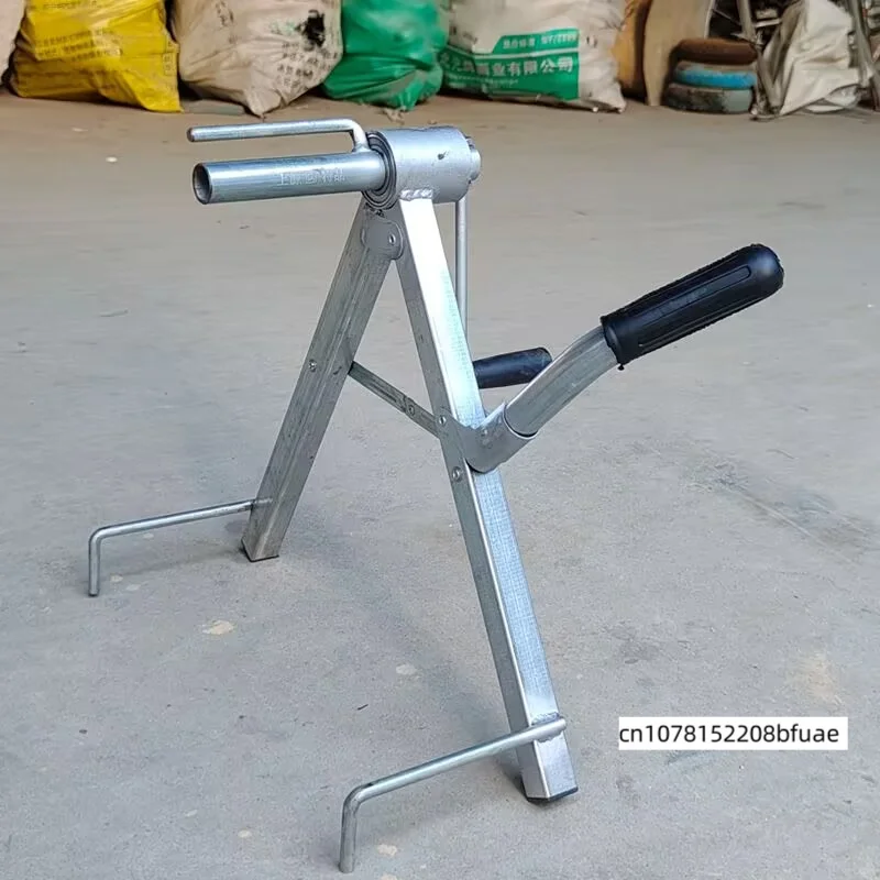 Manual Garden Hose Reel Portable Foldable Water Pipe Storage Bracket Farm Agricultural Irrigation Holder For Yard Lawn Irrigatio