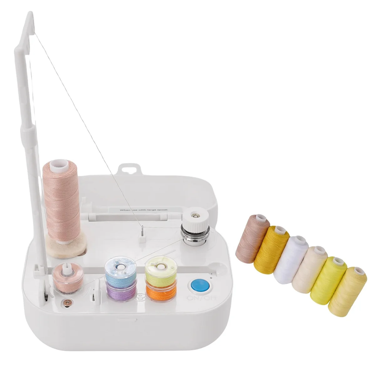 

On sale Automatic Bobbin Winder with Auto Stopper, Large Spool Thread Holder for Sewing Machine Thread Winding Use