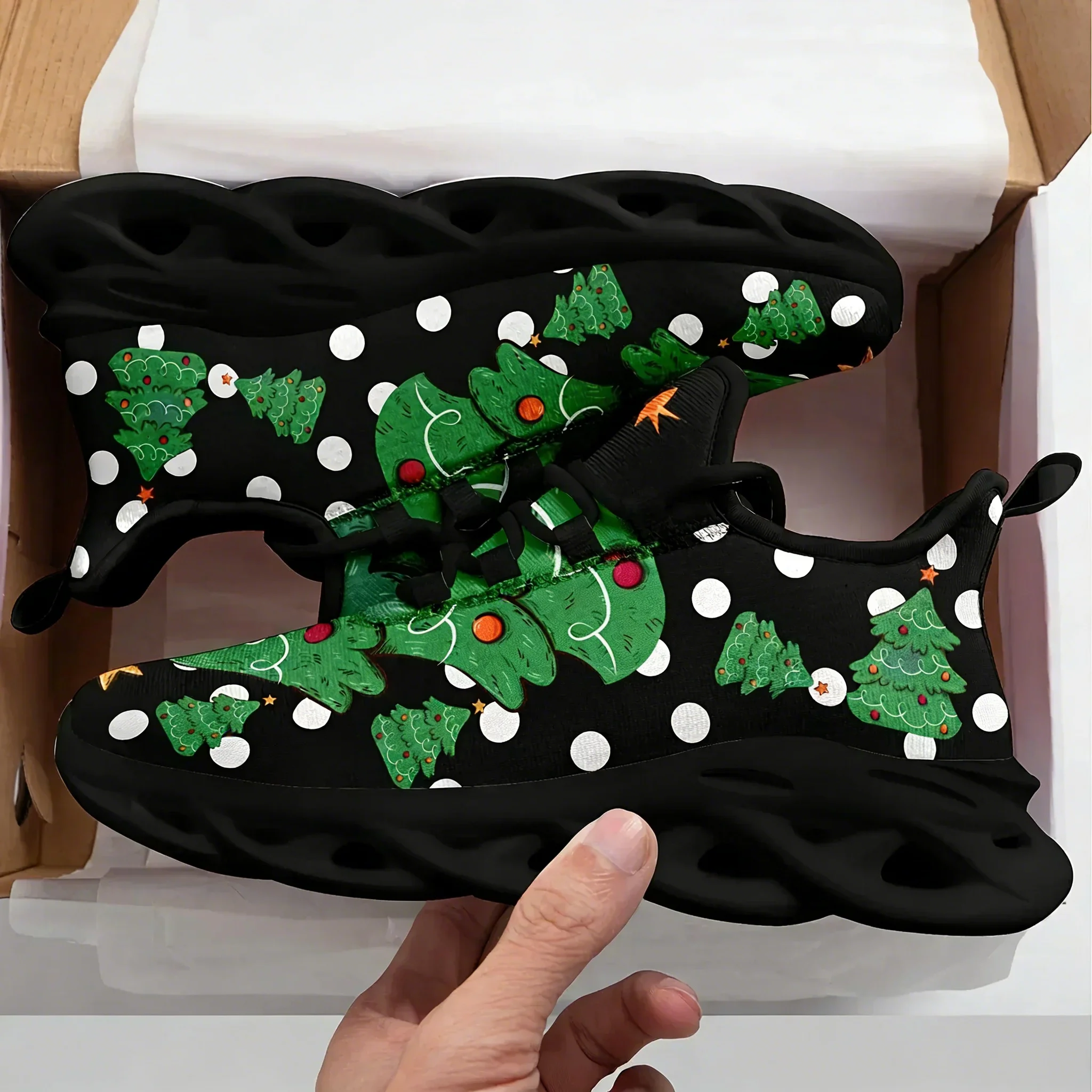 

Cool Customize Christmas Flats Sneakers Mens Womens Sports Running Shoes High Quality DIY Sneaker customization Shoe