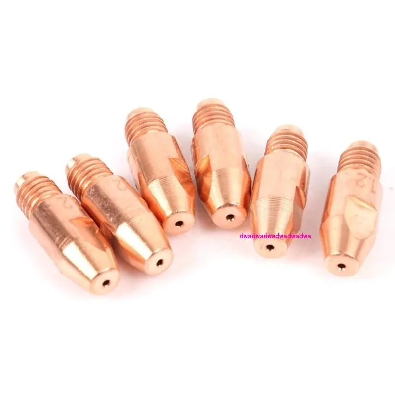 

50PCS M8x30 E-Cu M8 30 Red Copper MIG Welding Torch Contact Tip Suit MB36 36KD 501D torch