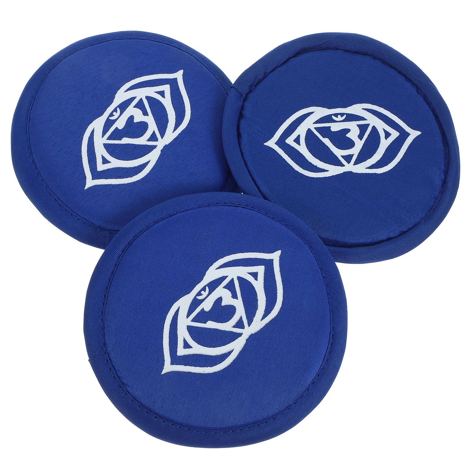 

3 Pcs Buddha Sound Bowl Cushion Prayer Meditation Pad Large Singing Fabric Pads