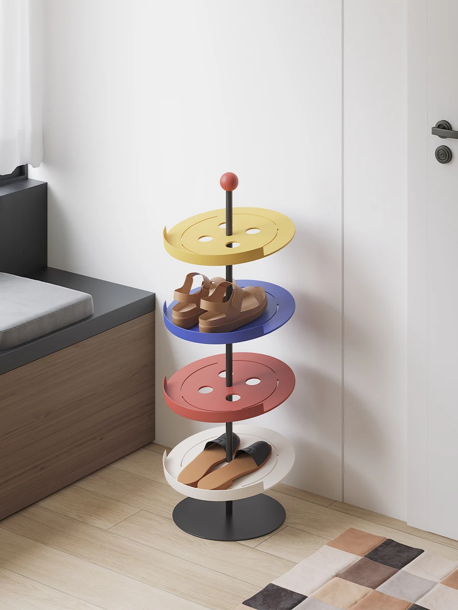 

creative and simple storage of multi-storey shoe racks, small indoor narrow shoe cabinets with shoe racks