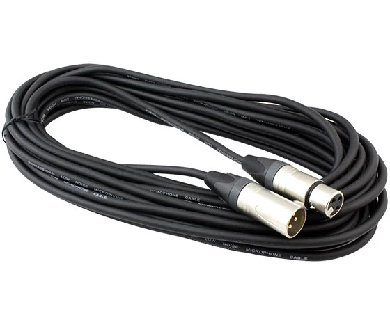 MAGICVOICE CANON MALE FEMALE FITTED MICROPHONE PATCH CABLE 10 METERS * (XRL)