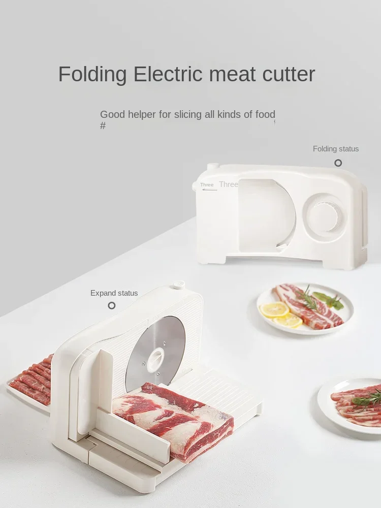 

Electric Lamb Roll Slicer Small Household Meat Slicer Marvelous Meat Cutting Tool