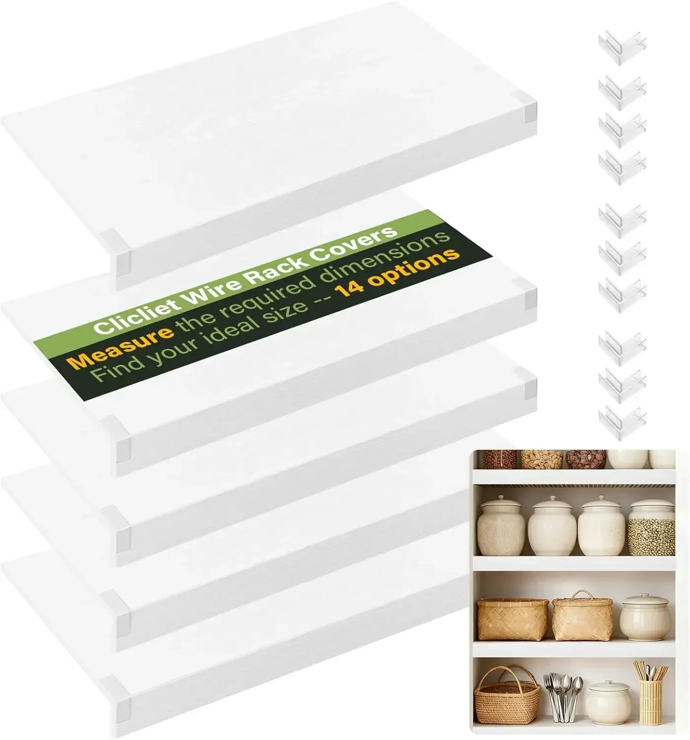Wire Rack Covers for Shelves, 30 * 16 inch Wires Shelf Ccover, Shelfs Covers for Wire Shelving, Easy to Cut Install Wires Shelf