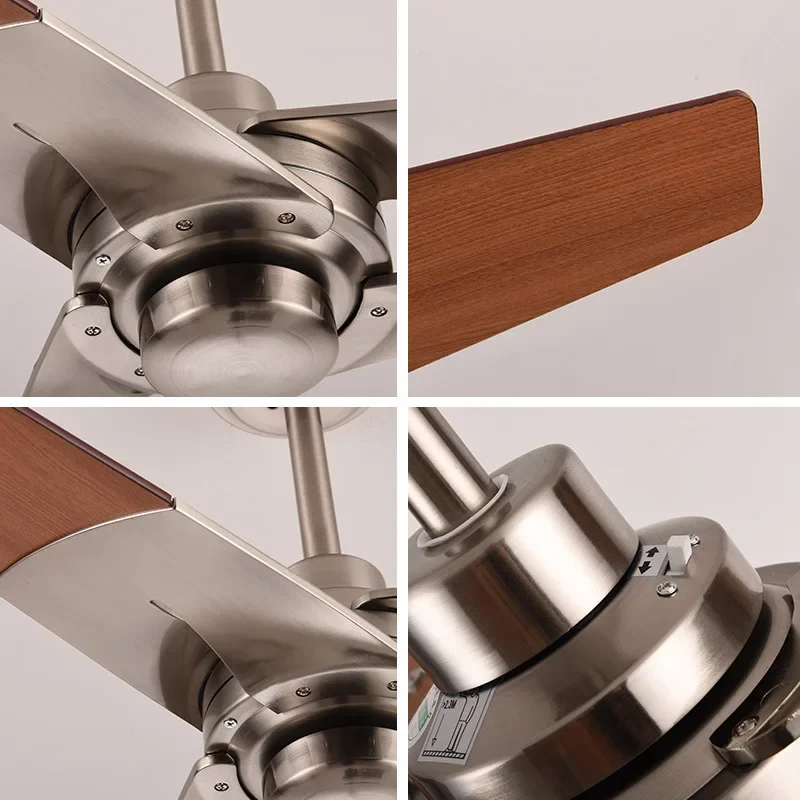 غرفة المعيشة، ضوء مروحة السقف، ذكي، منزل، غرفة طعام الضيوف، رياح كبيرة، غرفة نوم LED #4