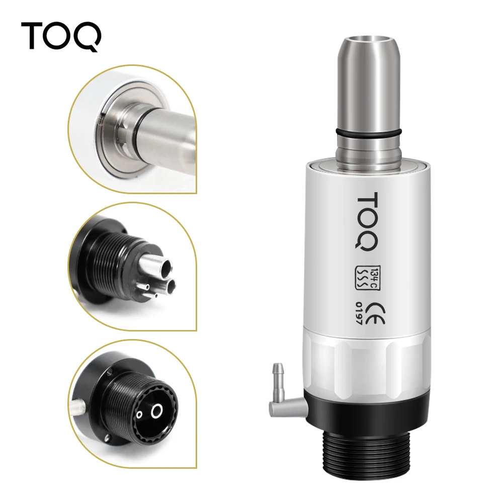 TOQ Dental External Low Speed Handpiece Set With Light Three-way Water Spray Whole Type Dental Tools Kit Dental Equipment