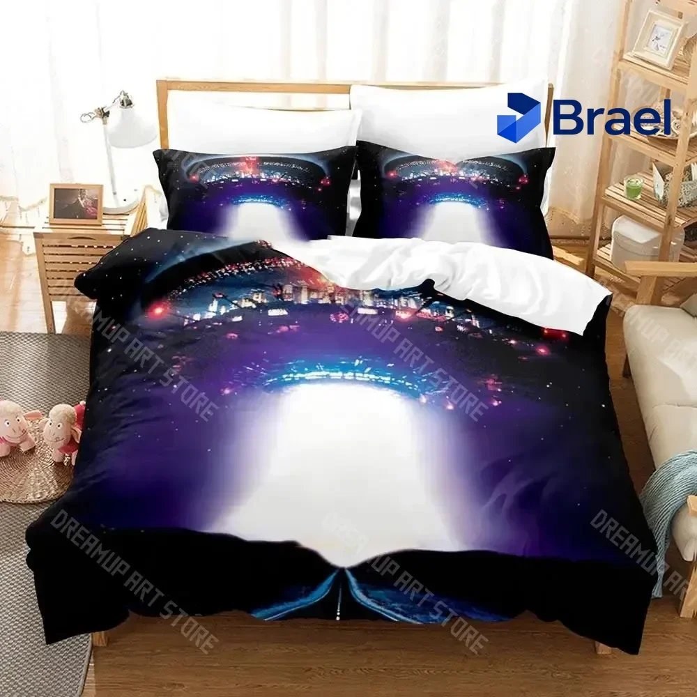 Exquisite Hip Hop Close Encounters Of The Third Kind Bedding Set Cartoon Anime Three-piece Set Adult Kid Bedroom Duvetcover Sets