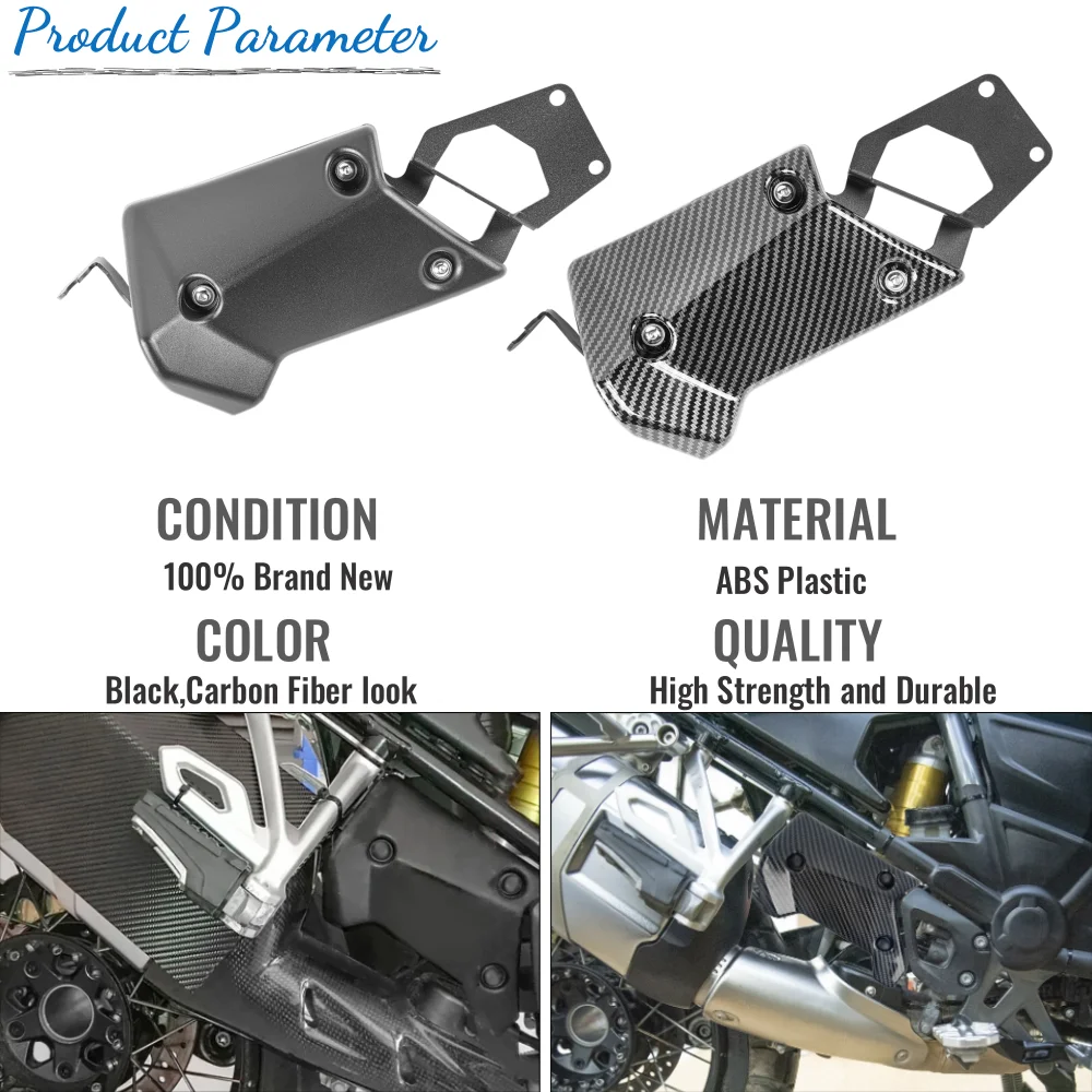 For BMW R1200GS R1250GS 1200 1250 GS LC Adventure Exhaust Flap Cover Upper Frame Infill Middle Side Panel Motorcycle Accessories