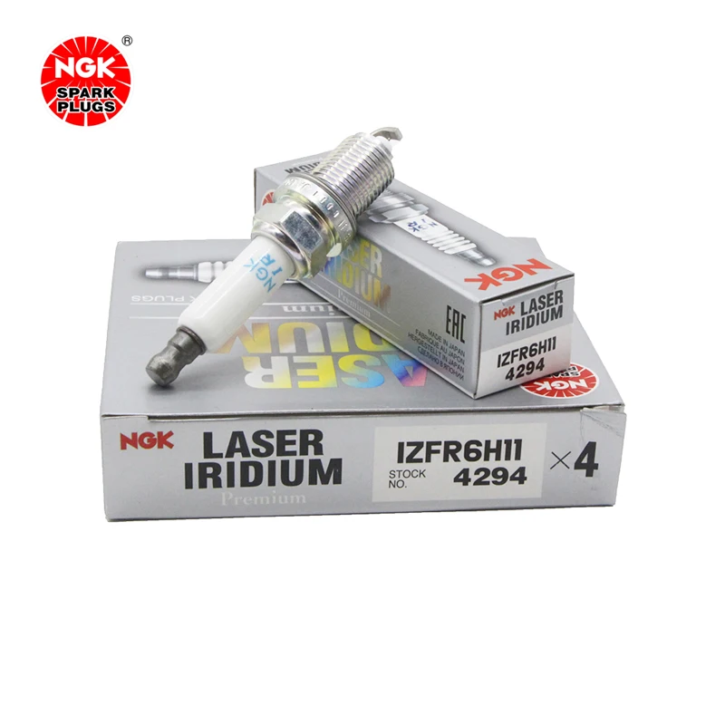 NGK Iridium Platinum Spark plug IZFR6H11 4294 is suitable for  320i/750Li/520Li/740Li（4PCS)