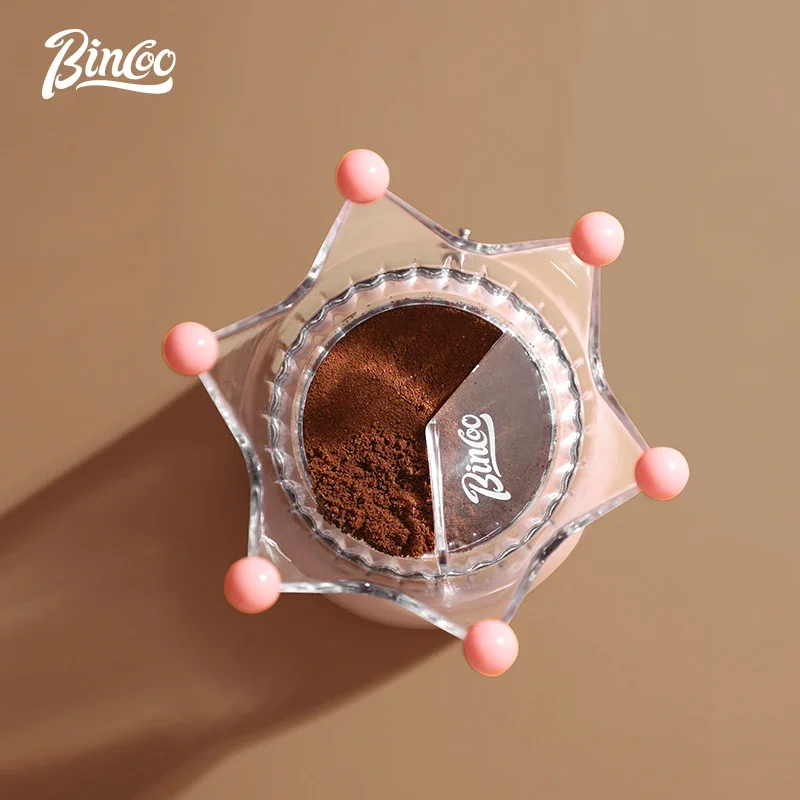 

Bincoo Moka Pot Coffee Leveler, Premium Crown Distributor with Aluminum Base for Home Barista