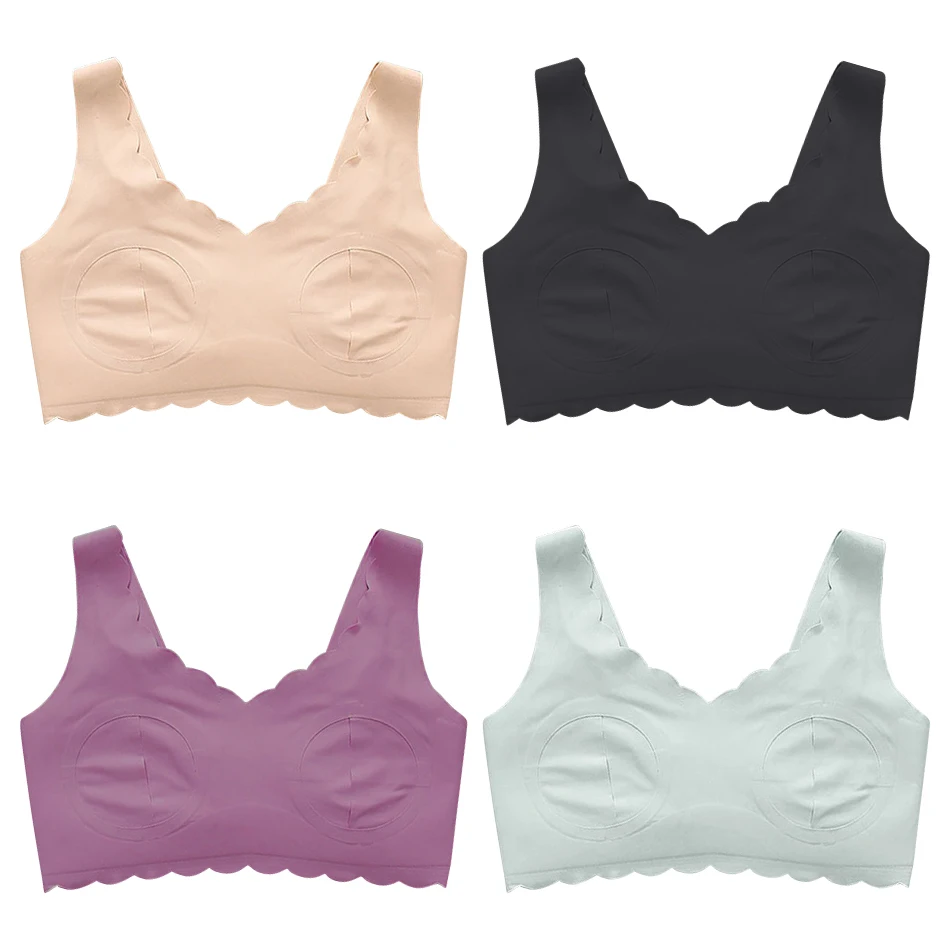 Women Breastfeeding Bra The Rear Four Rows Four Buckles Are Stable And Adjustable High Elastic And Comfortable Breastfeeding Bra