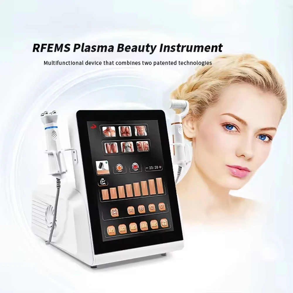 RFEMS Plasma 2 in 1 Facial Rejuvenation Machine Wrinkle Removal Anti-Aging Face Lifting Professional Beauty Salon Equipment