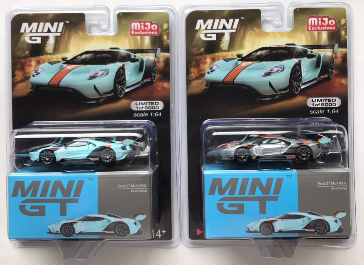 

MINI GT 1:64 Ford GT MKII Gulf MIJO #359 MIJO alloy trolley model Collectible pendant