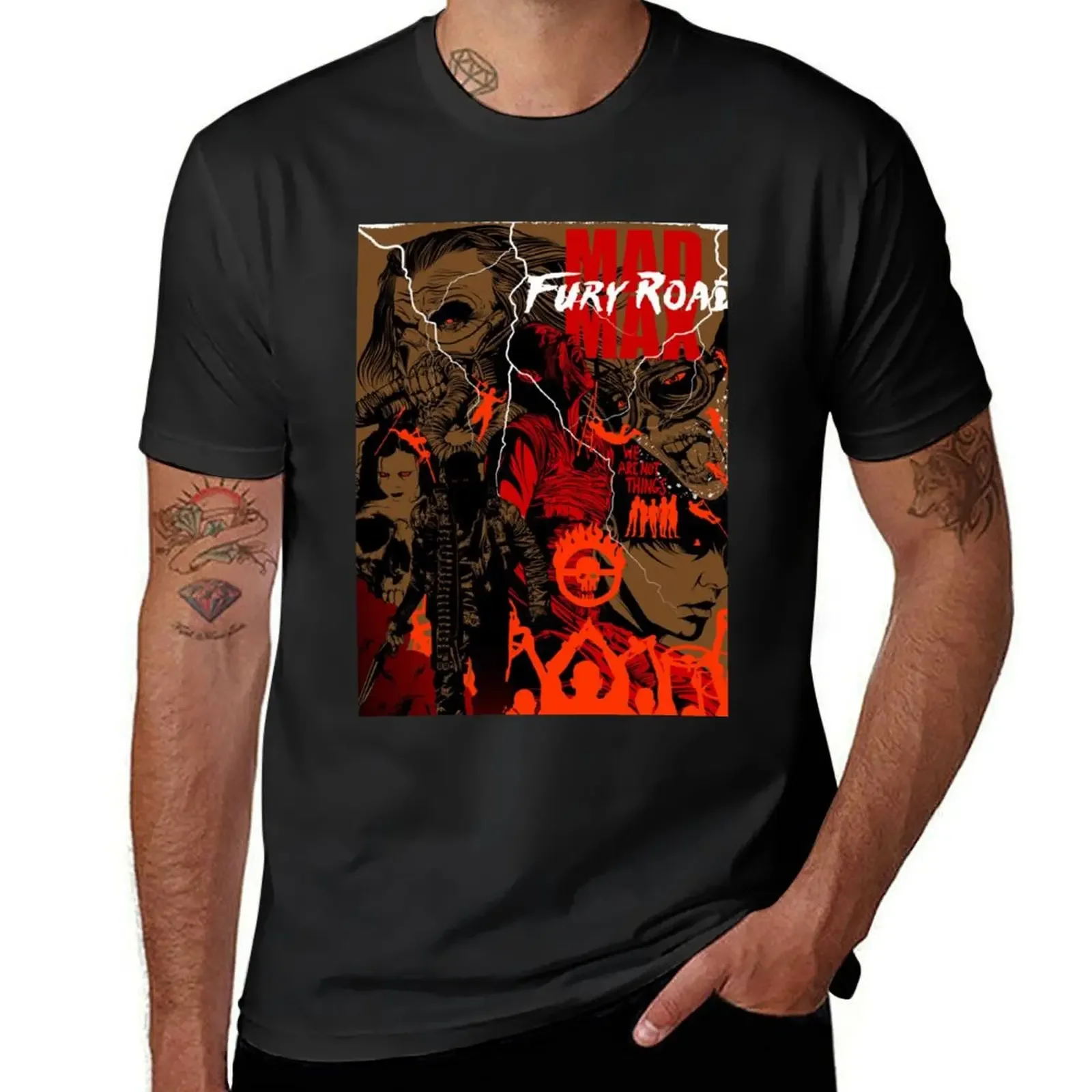 

art mad max fury road - Classic T-Shirt custom t shirt street wear graphic t shirts heavyweights tshirts for men