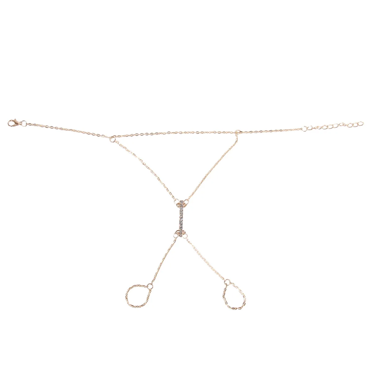 

Full Drill Ankle Chain Women Anklet Fringe Flash Fashion Personality Pendant Elegant Design Comfortable Lightweight Match