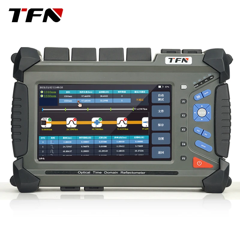 

TFN F7-M1 OTDR Fiber Optic Tester MM 850nm/1300nm 26/30dB High Precision Telecom Grade Optical Time Domain Reflectometer