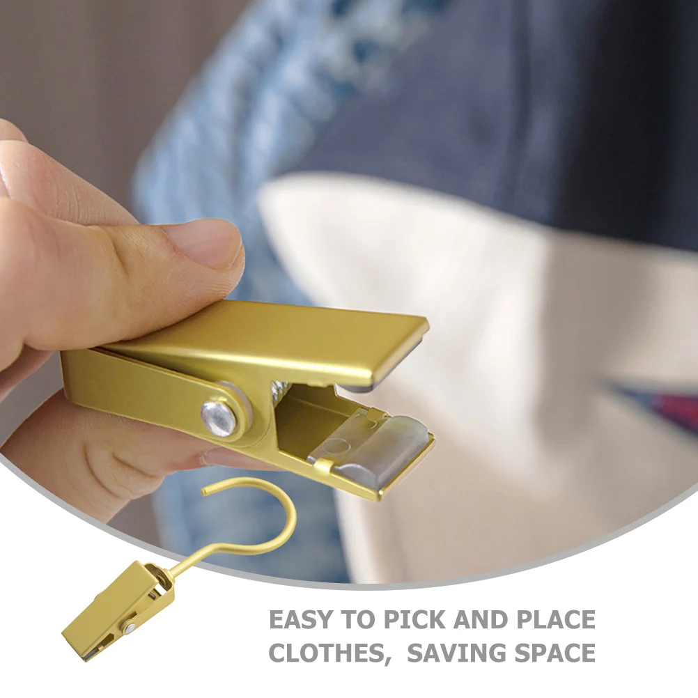 

5Pcs Multipurpose Laundry Hanging Clips Hat Pants Boot Scarves Clothes Pins Storage Clips for Home Travel Scarves Hangers