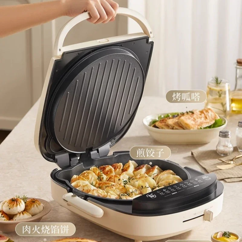 Electric baking pan household multifunctional double-sided heating enlarged and deepened removable and washable