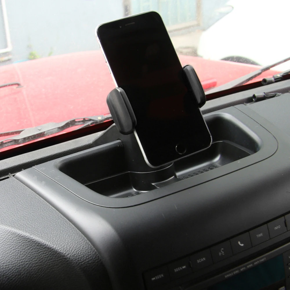 Mobile Phone Ipad Holder for Jeep Wrangler JK 2012 2013 2014 2015 2016 2017 GPS Bracket Dash Mount Holder Organizer Accessories