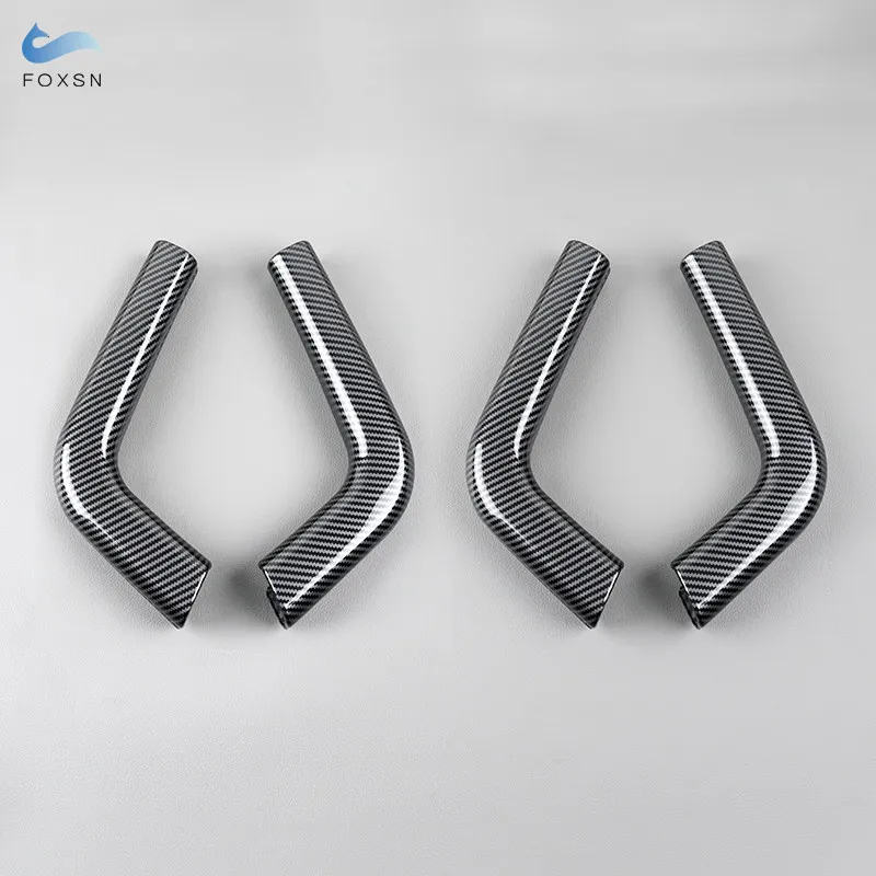 

Carbon Fiber Pattern For Porsche Cayenne 2011 - 2017 Car Accessories Center Armrest Handles Door Handle Panel Pull Cover Trim