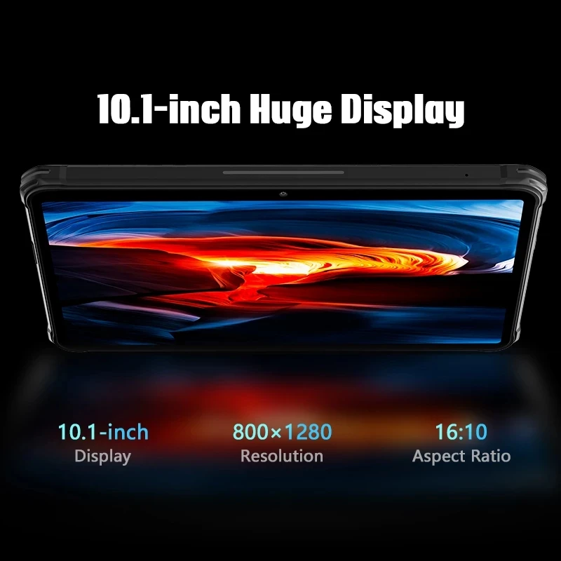 TWAV-Tablette Android R6 Pro Robuste, Version Globale, Batterie 15600mAh, 10.1 Pouces, HD +, 8 Go, 128 Go, Caméra 16MP, Touristes, Tablettes PC, Salle de Bains