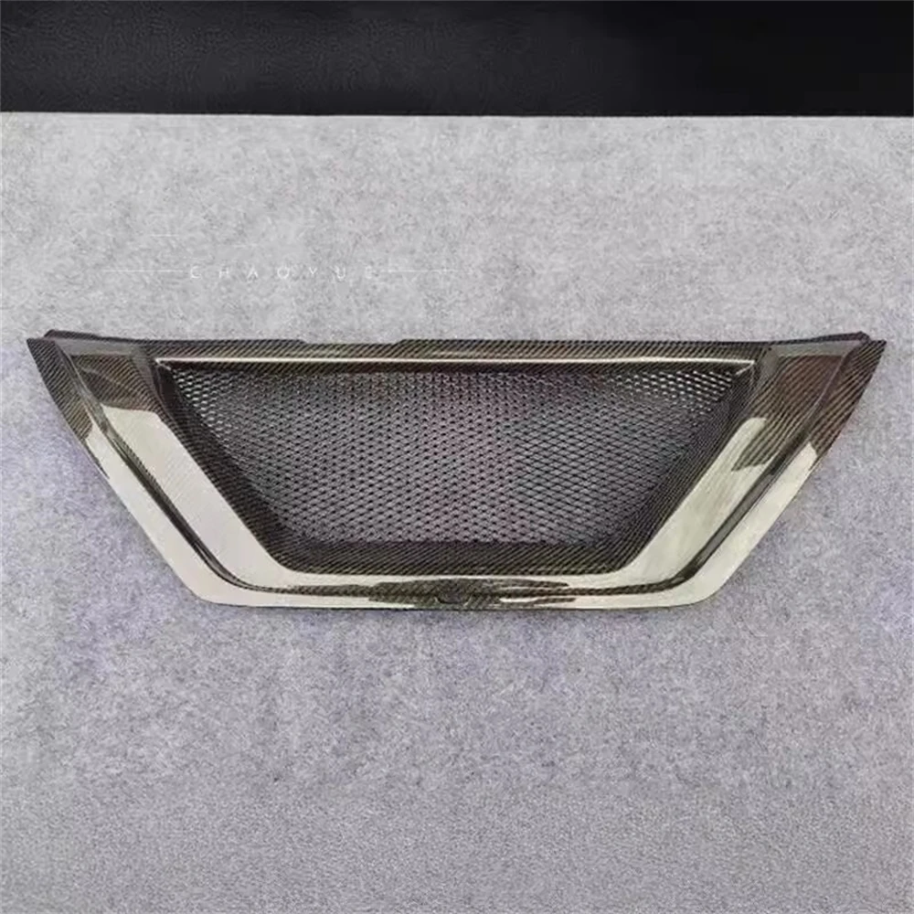 Car Front bumper modified carbon fibre Grill for 19-22 Nissan qashqai Grille Mask Radiator Car Accessories