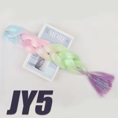 Synthetic Kanekalon Crochet Hair Braiding Hair Pre Stretched Curly Jumbo Braids Extensions Hair Accessories For Girls Braids - Image 75