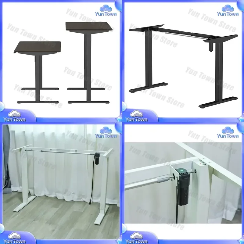 Electric Height Adjustable Standing Desk Frame for Office Workstation Sit to Stand Desk Two Legs Modern Desk Frame for 2026