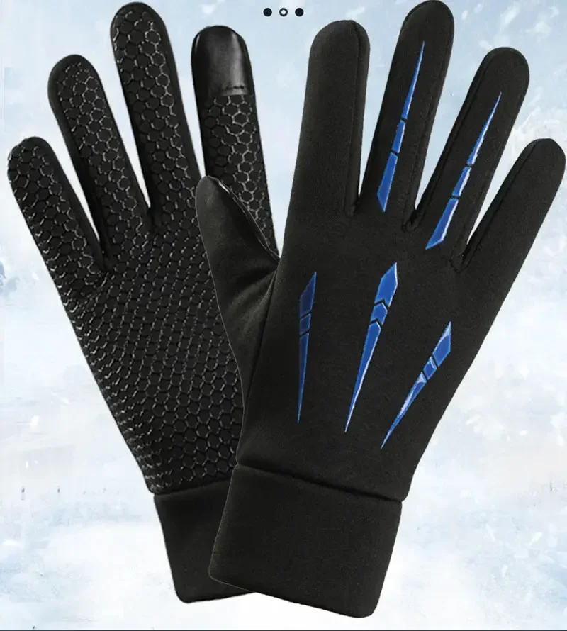 Guantes impermeables de invierno para hombre, resistentes al viento, para deportes, pesca, pantalla táctil, conducción, motocicleta, esquí, antideslizantes, cálidos, para ciclismo, para mujer