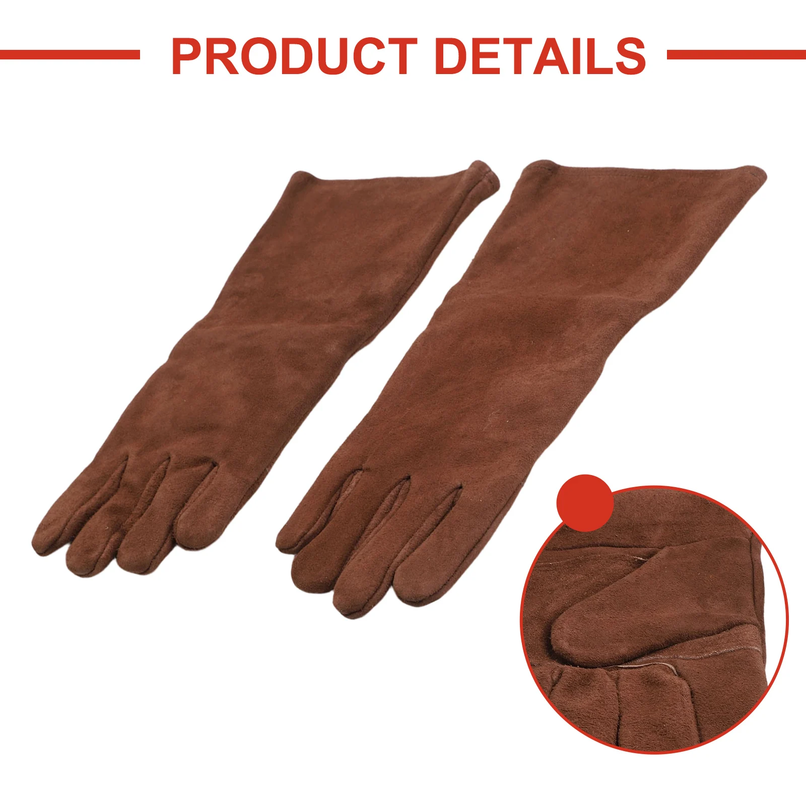 Anti-scalding Gloves Flame Retardant Gloves Composite Protection Structure Extended Wrist Protection For Industrial Use