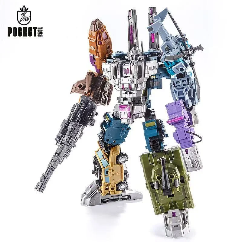 Pocket Toys Transformation Bruticus PT05 PT-05 Combination 5 IN 1 G1 Combaticons Oversize 27CM Anime Action Figure Robot Gift