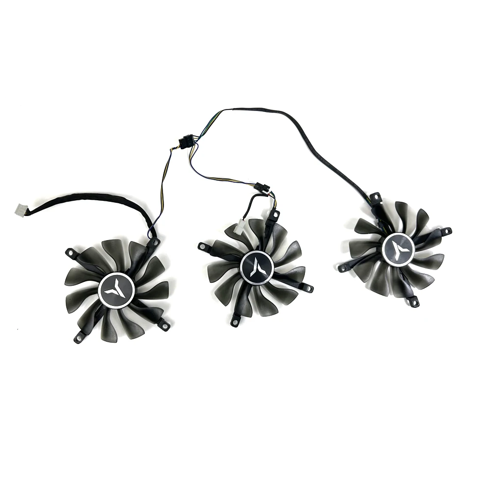 Cooling Fan 85MM For YESTON GeForce RTX 3060 RTX 3060 Ti RX6700XT RX5600  RX 590 Video Card Fan view 3